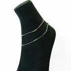Sterling Silver Stream Anklets
