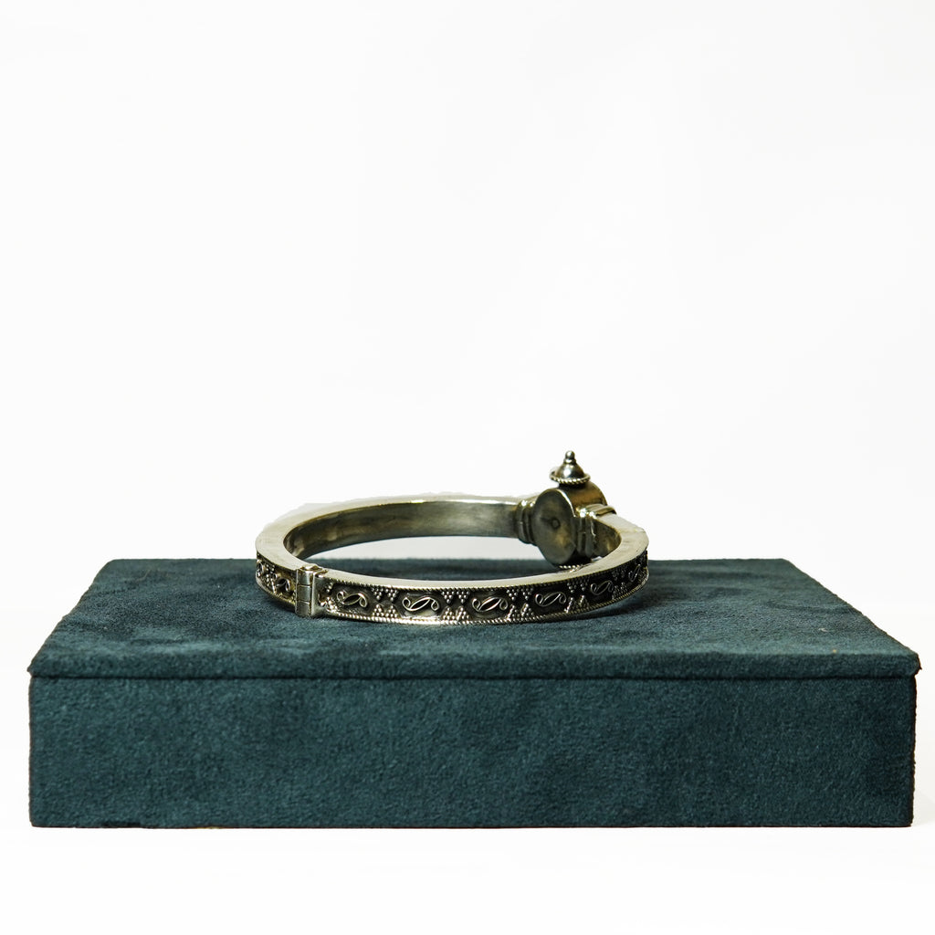 The Tribal Turquoise Statement Cuff Bangle
