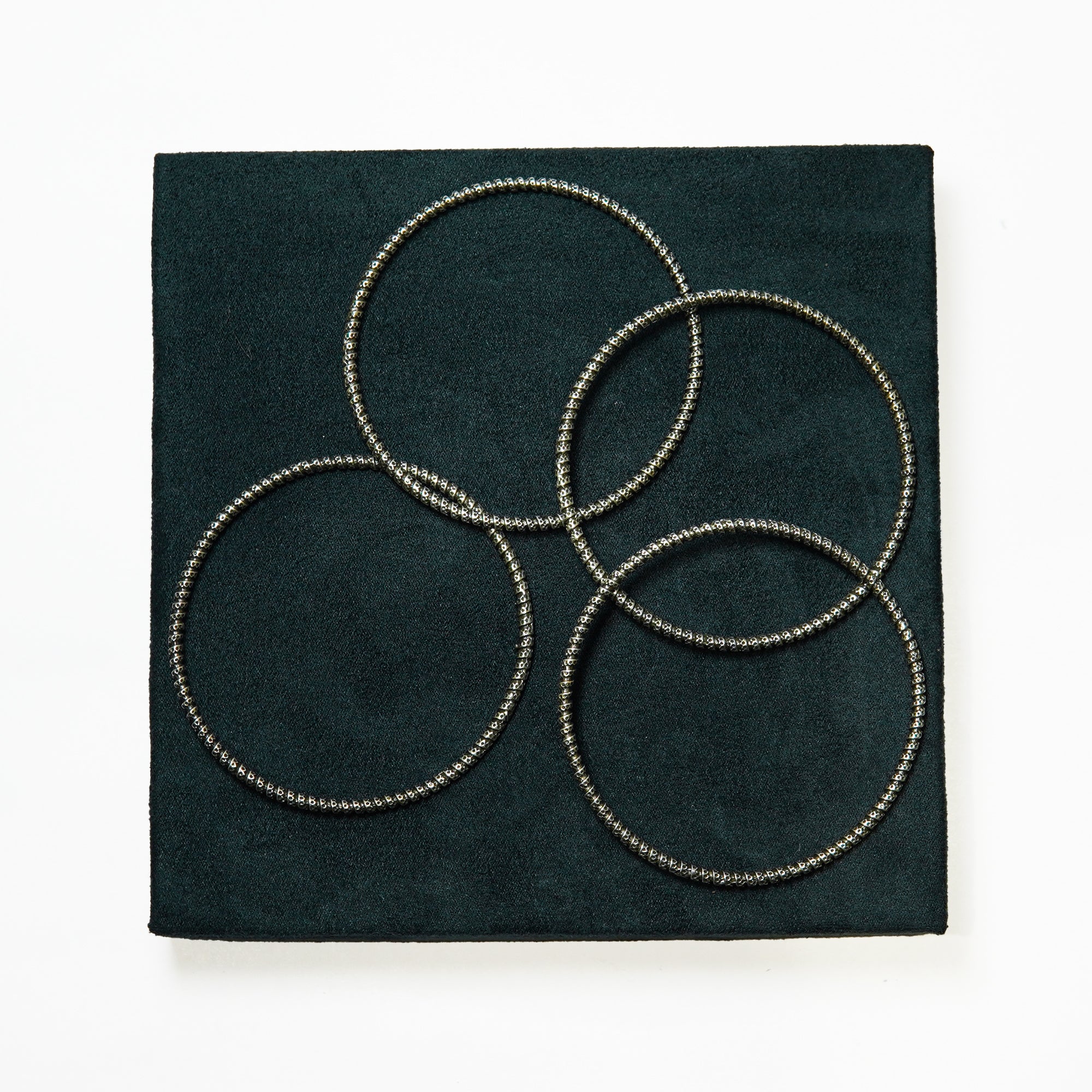 The Silver Spiral Bangle Set