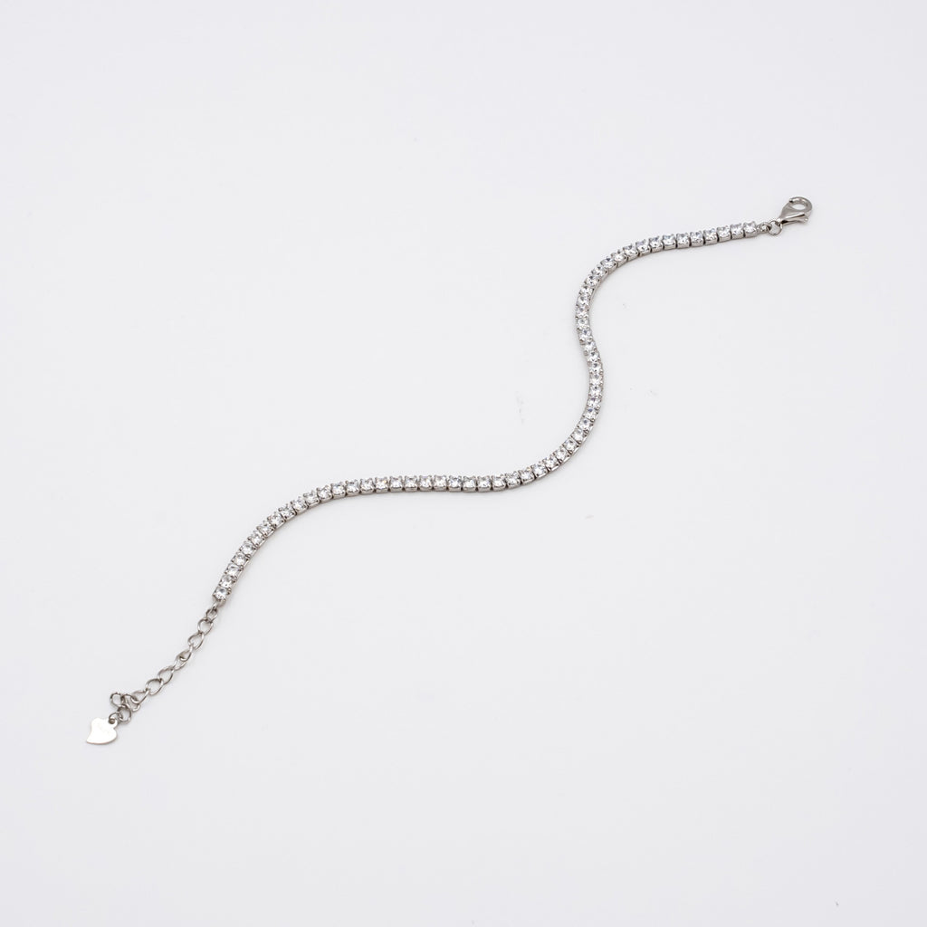 Classic SIlver Tennis Bracelet