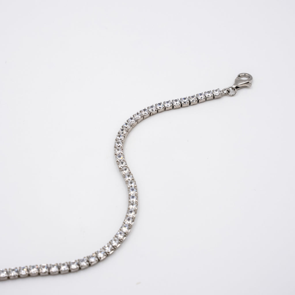Classic SIlver Tennis Bracelet