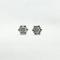 Celestial Hexagon Floral Silver Tops