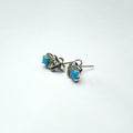 Azure Flourish Turquoise SIlver Tops