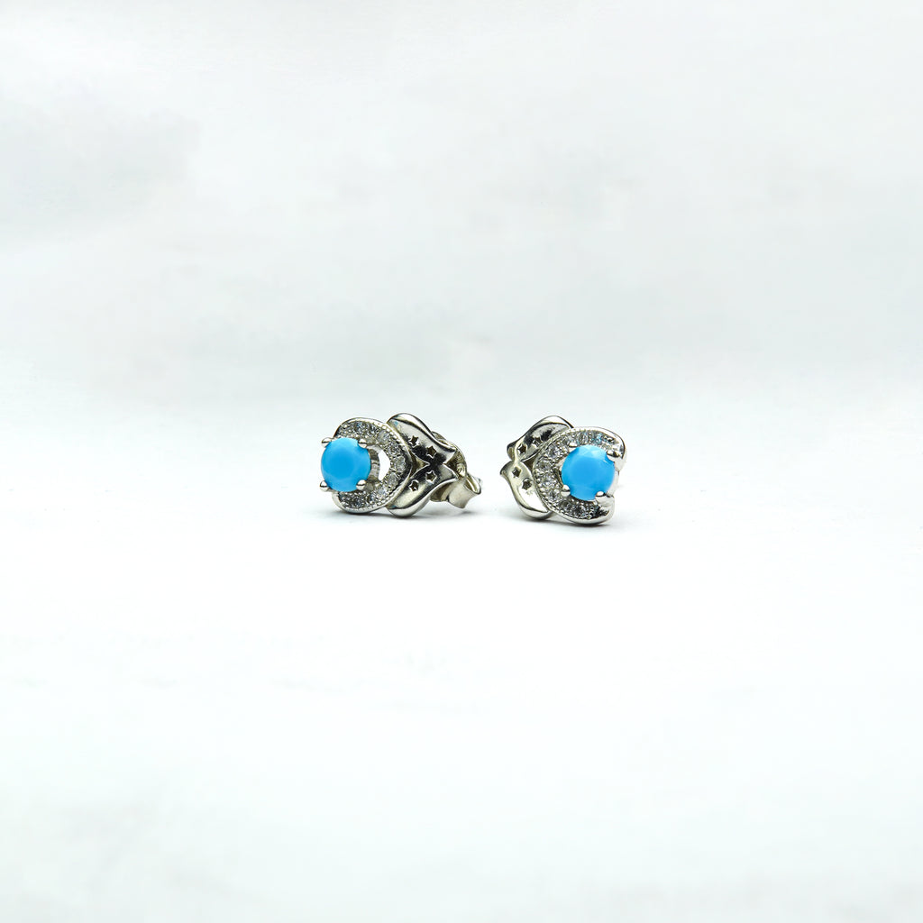 Azure Flourish Turquoise SIlver Tops