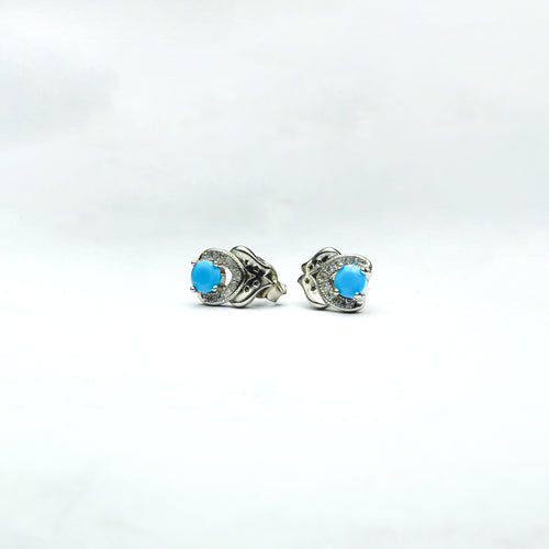 Azure Flourish Turquoise SIlver Tops