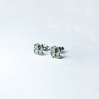 Pinwheel Radiance Pavé Silver Studs