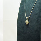 Vighnaharta Swastika Silver Pendant