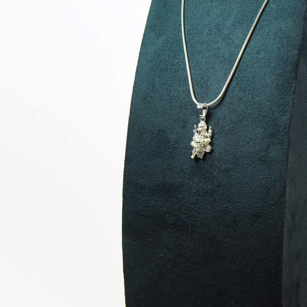 Ganpati Ji Silver Pendant