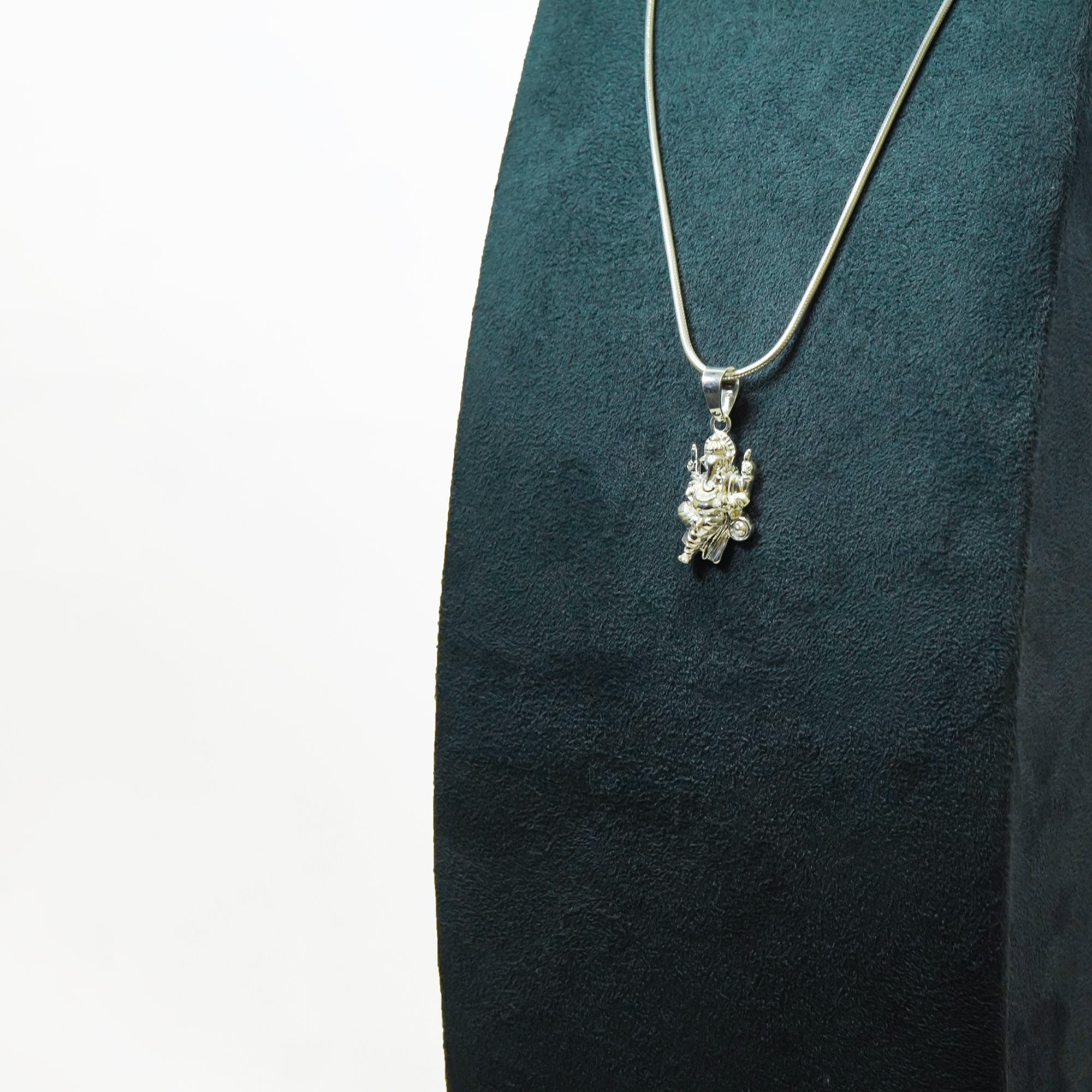 Ganpati Ji Silver Pendant