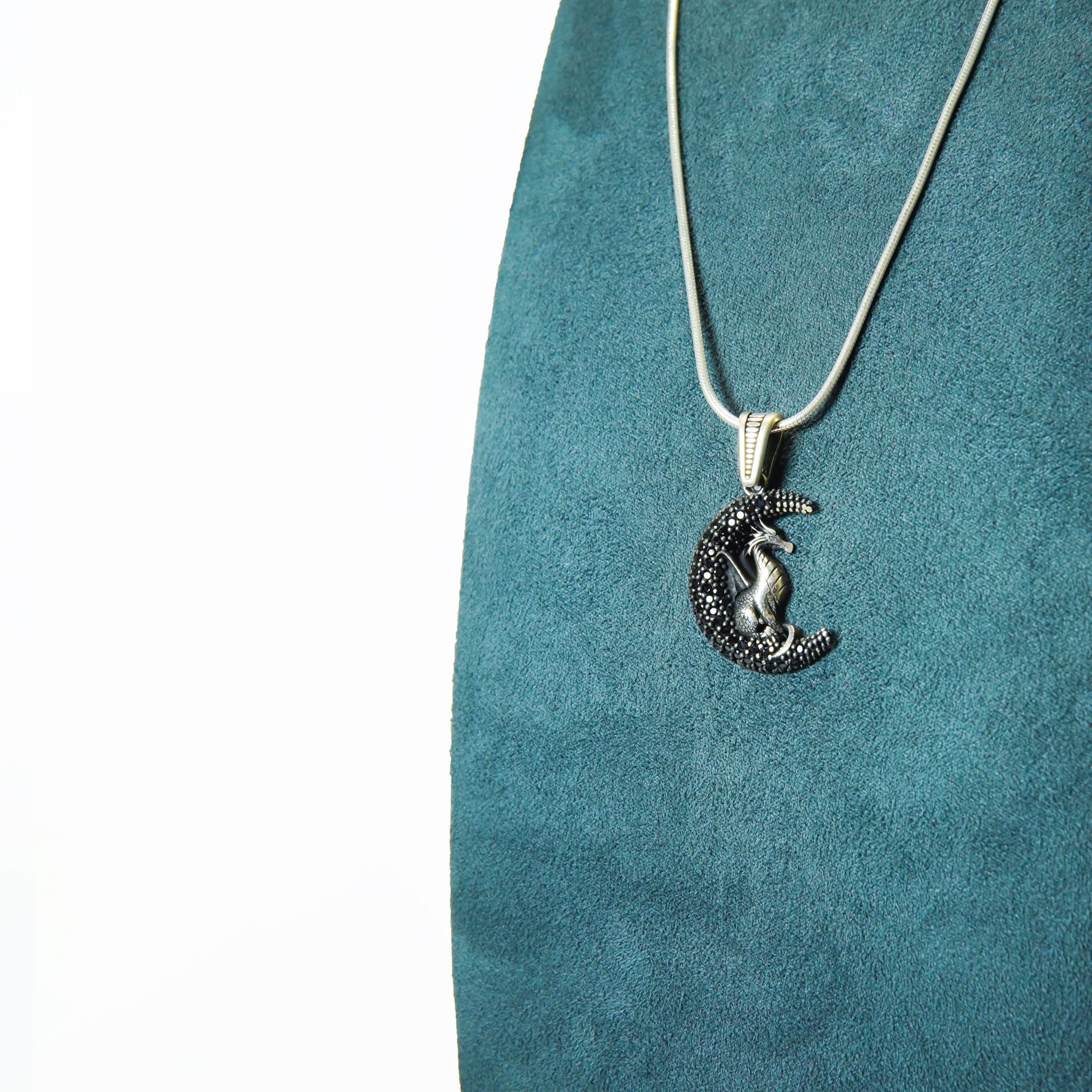 Silver Lunar Gaurdian Pendant