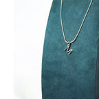 Signature "M" silver Pendant