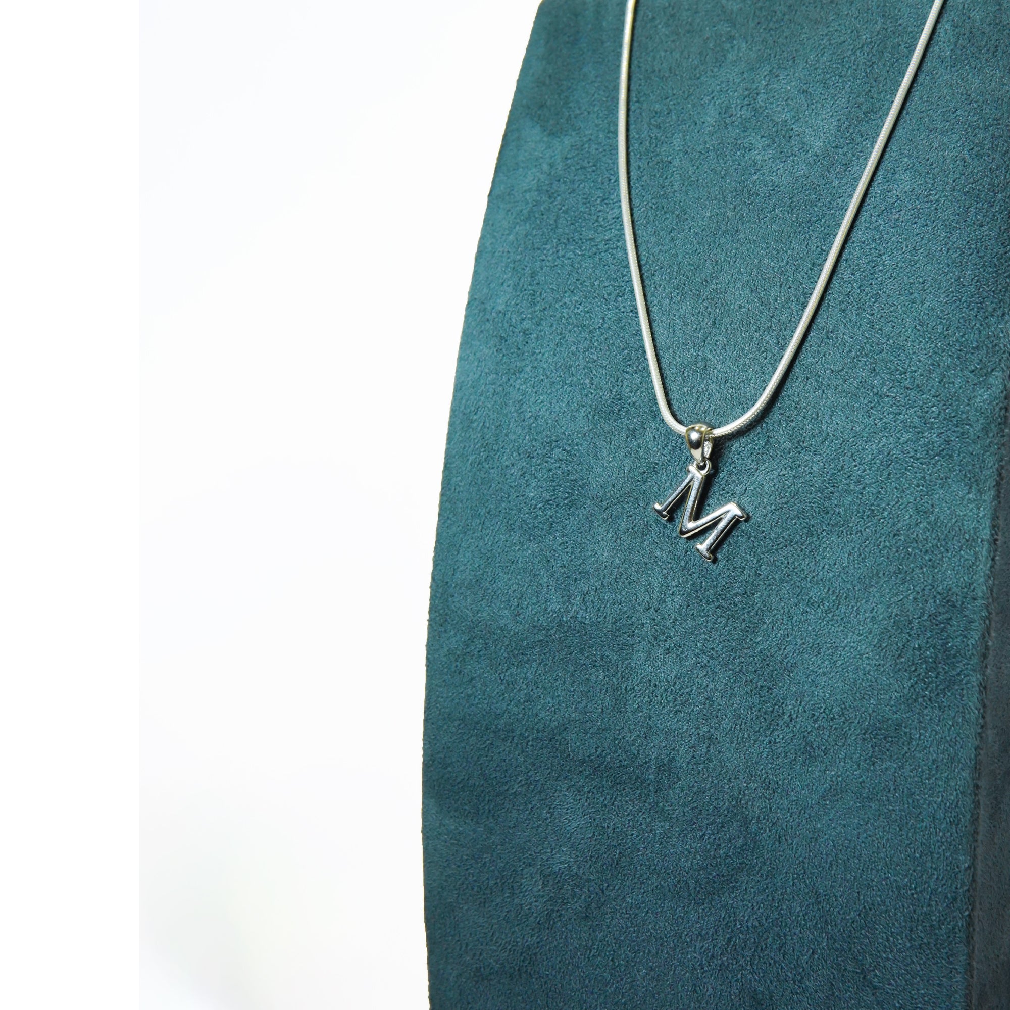 Signature "M" silver Pendant