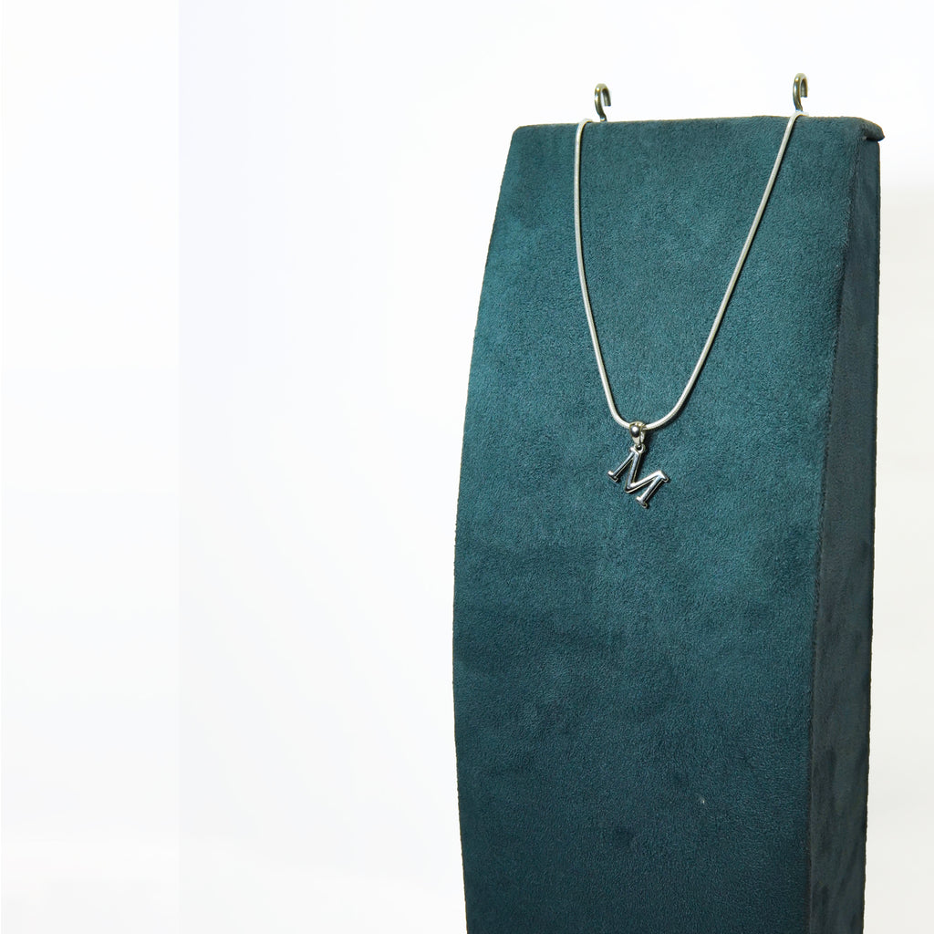 Signature "M" silver Pendant