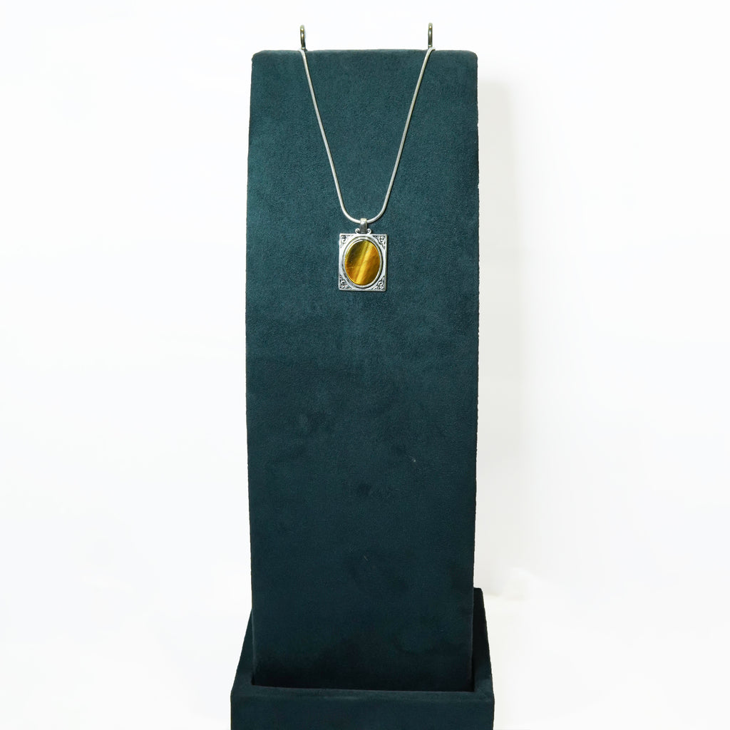 Silver Heritage Tiger's Eye Pendant