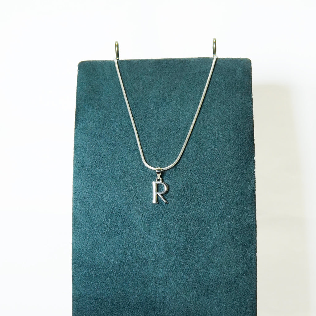 Signature "R" silver Pendant