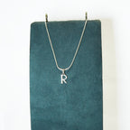 Signature "R" silver Pendant