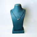 Luminary Arc Pave Silver Mangalsutra