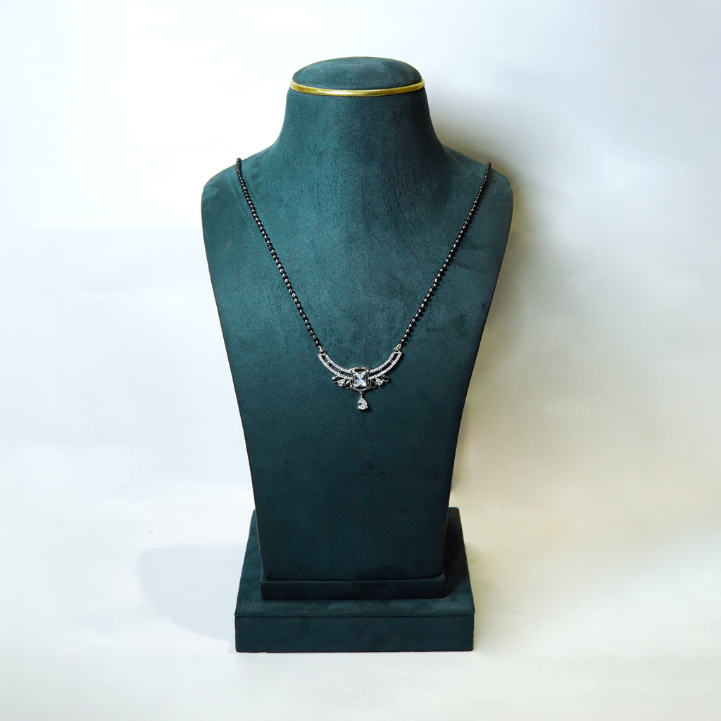 The Heirloom Pear Drop SilverMangalsutra