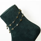 Silver Stardust Anklet