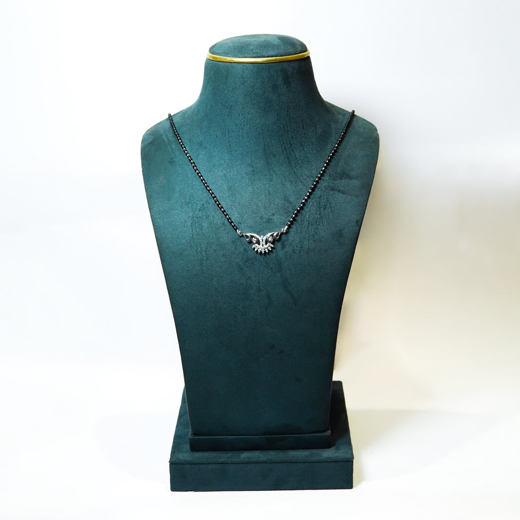 Sterling filigree Arc SIlver Mangalsutra