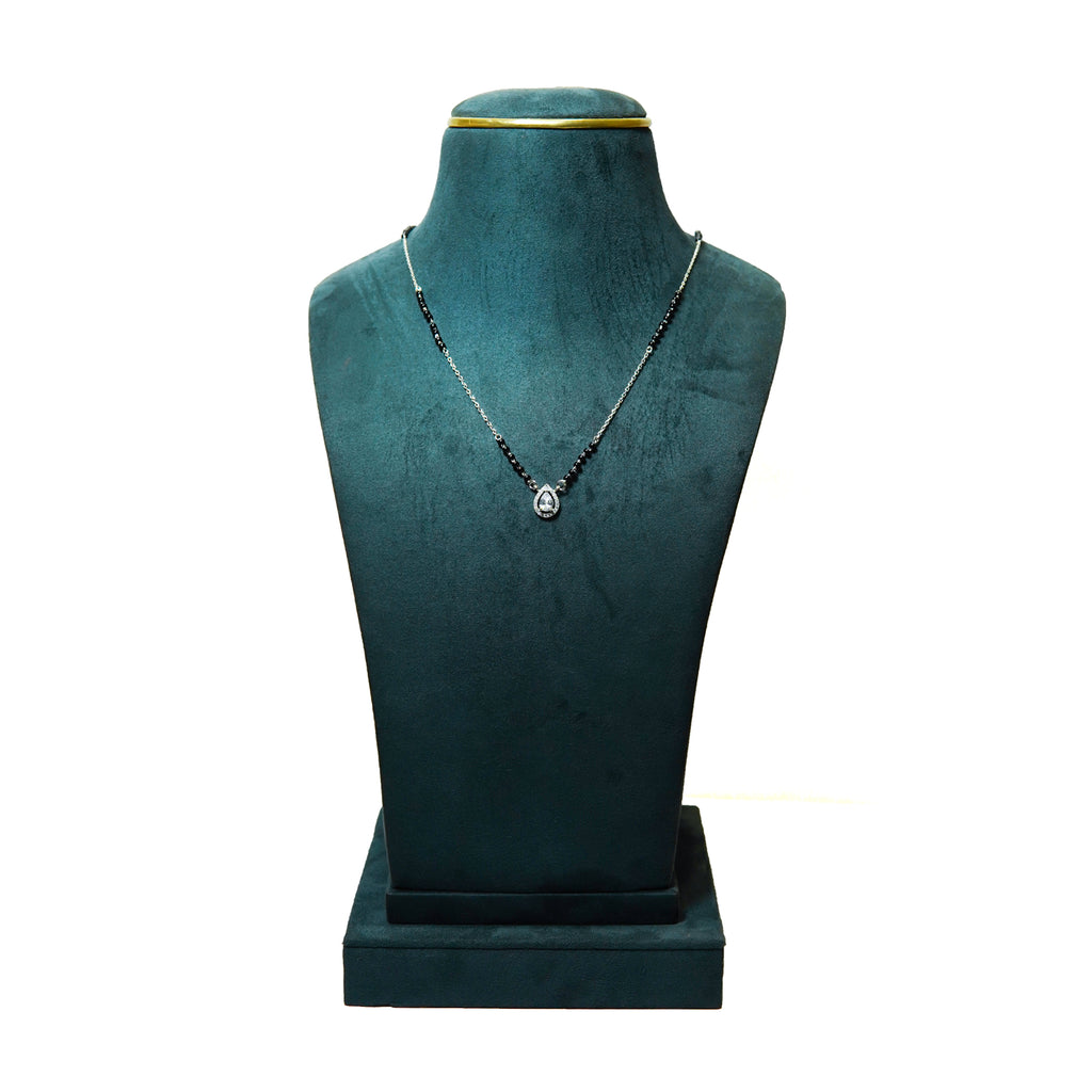 Elegant Silver Dewdrop Mangalsutra