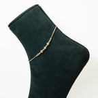 Sterling Spheres Single Anklet