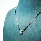 Elegant Silver Dewdrop Mangalsutra