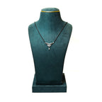 SIlver Pave Fling Mangalsutra