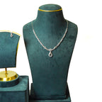 Silver Pavé Artistry Necklace set
