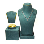 Silver Frost & Crystal Neaclace Set