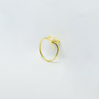 Half Butterfly Pearl open RIng