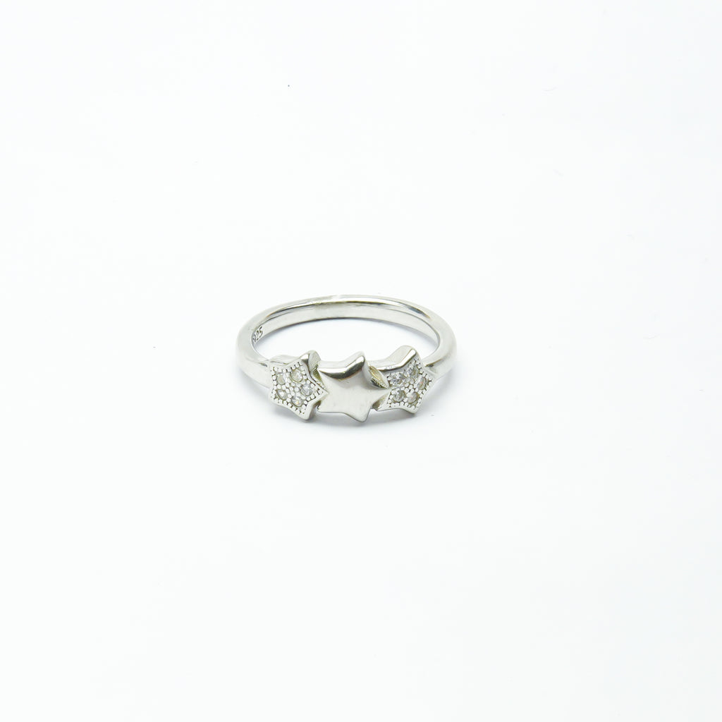 Twinkle Star Silver Ring