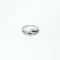 Brilliant Green Silver Ring