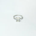 Sparkling Emerald SIlver Ring