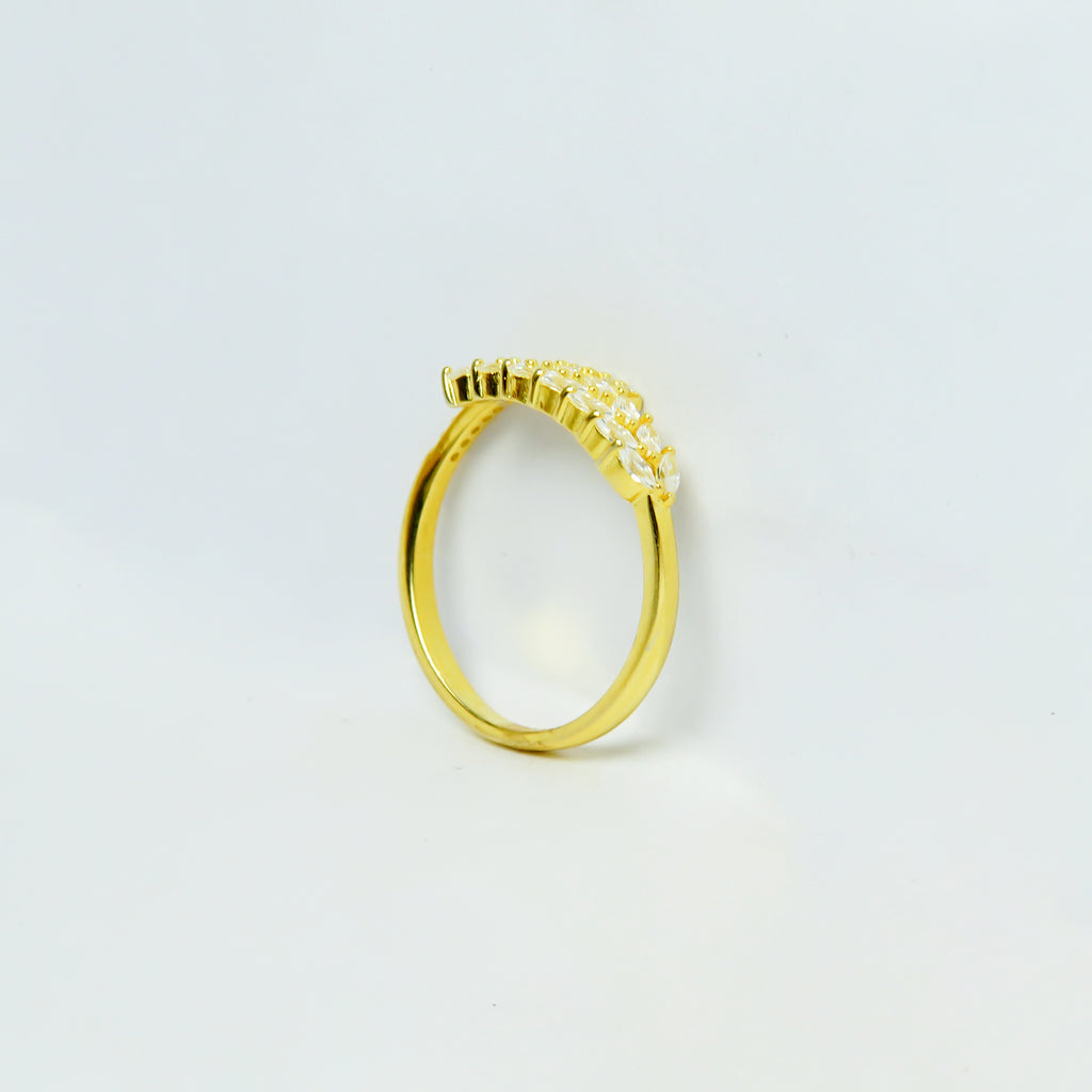 Marquise Arrow Gold Plated RIng