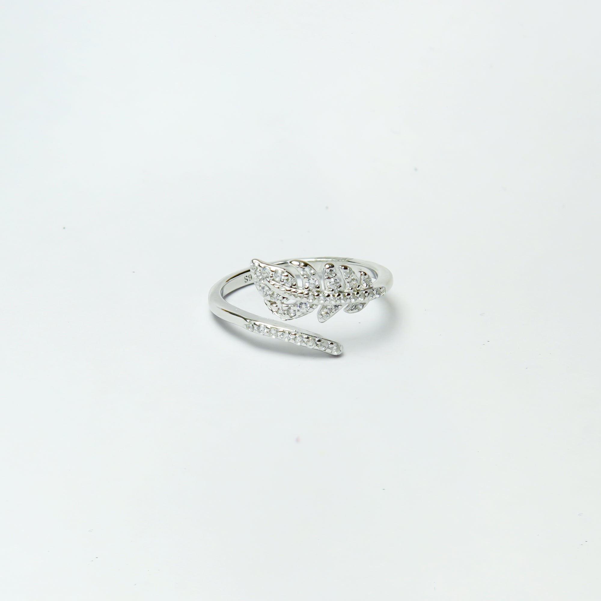 Feather And Wind Silver Ring