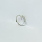 Feather And Wind Silver Ring