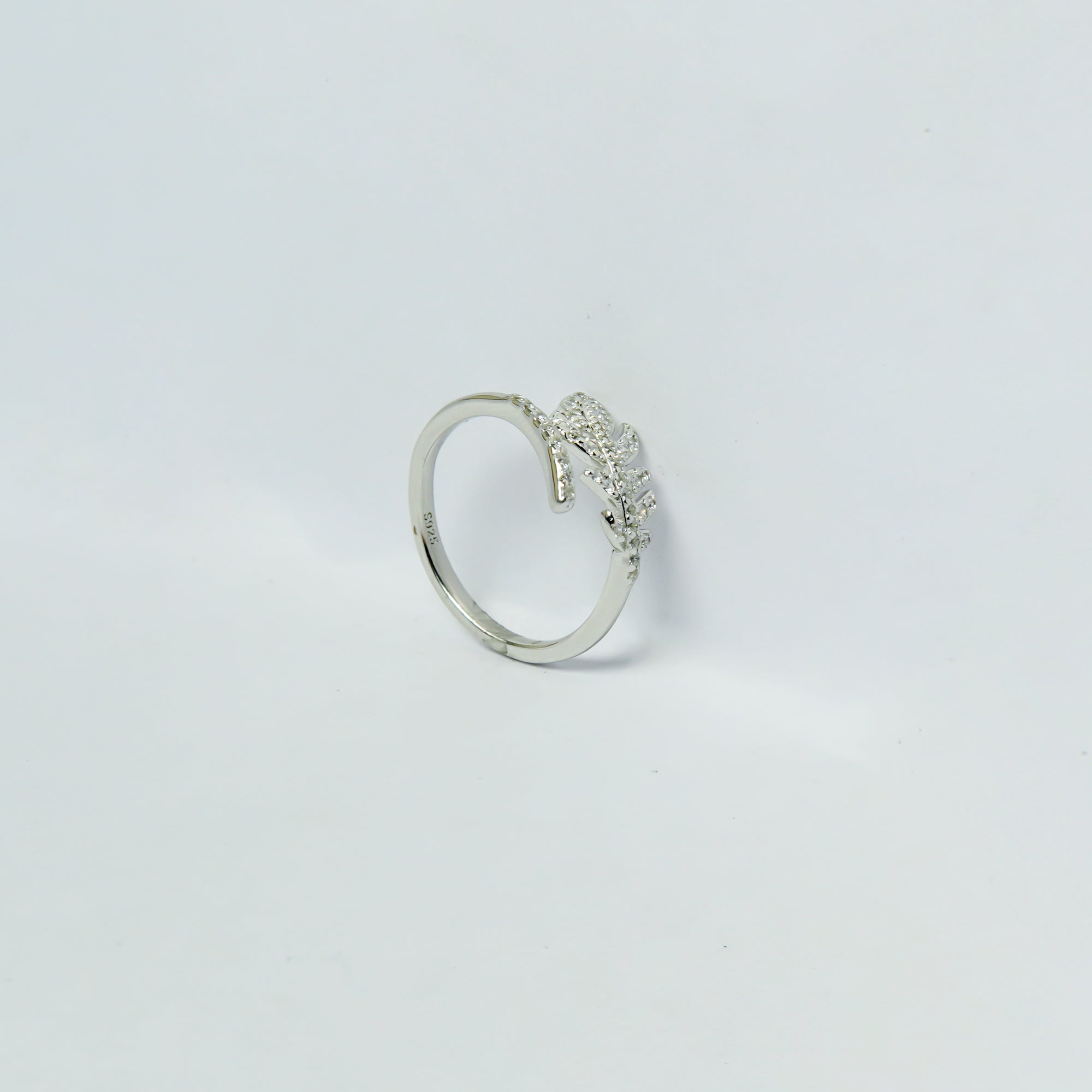 Feather And Wind Silver Ring