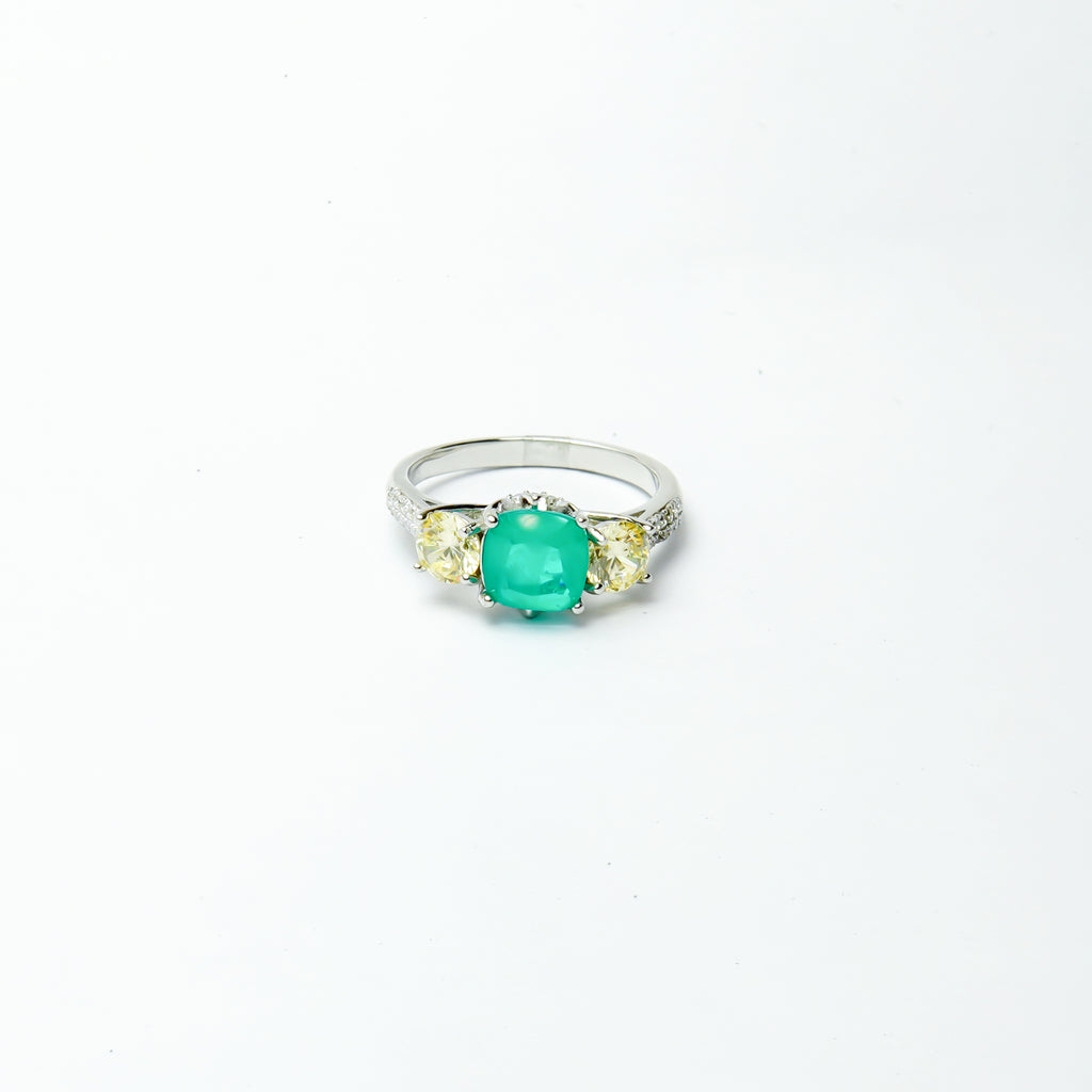 Onyx Combination Silver Ring