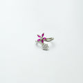 Bloomig Flower Open pathways Silver Ring