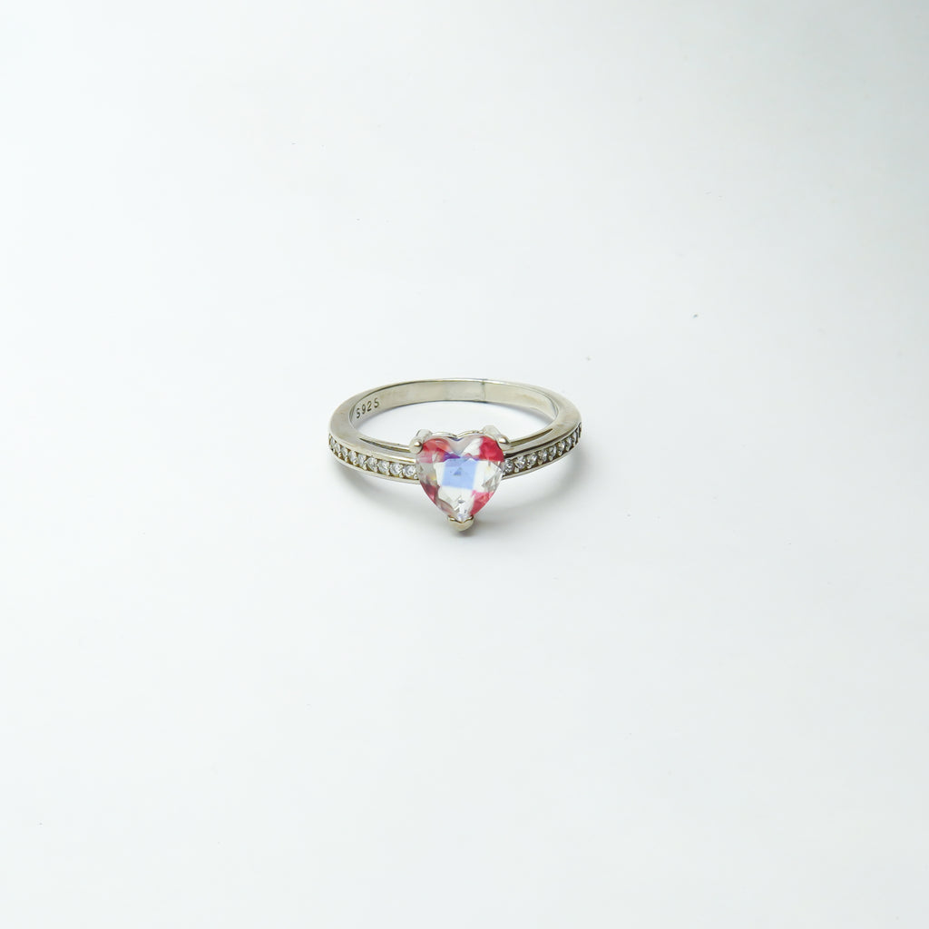 Cheerful Heart Stone Silver RIng