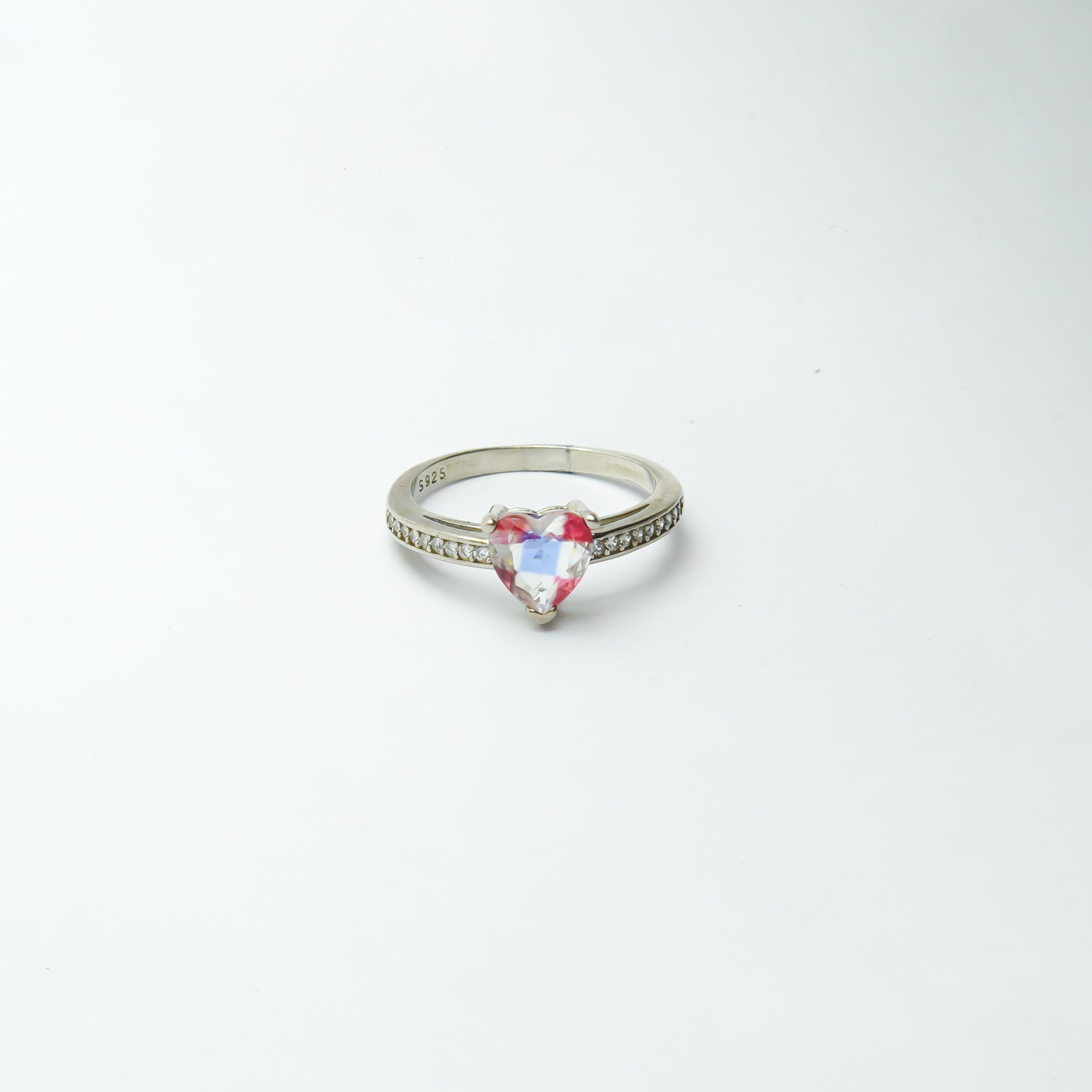 Cheerful Heart Stone Silver RIng