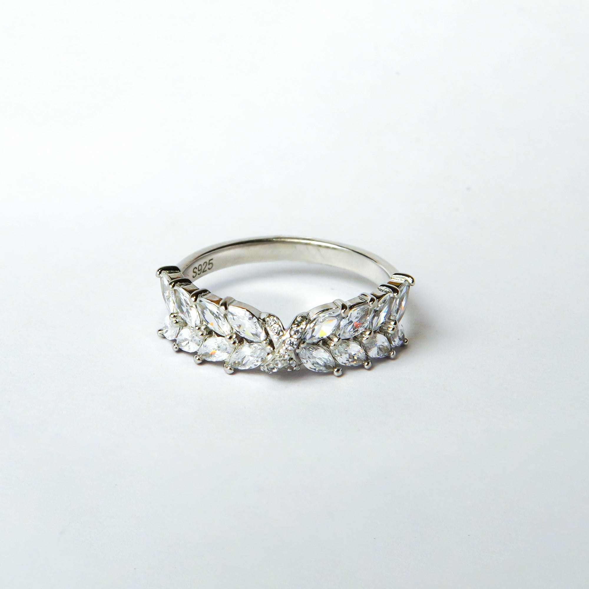 Marquise Two Ways SIlver Ring