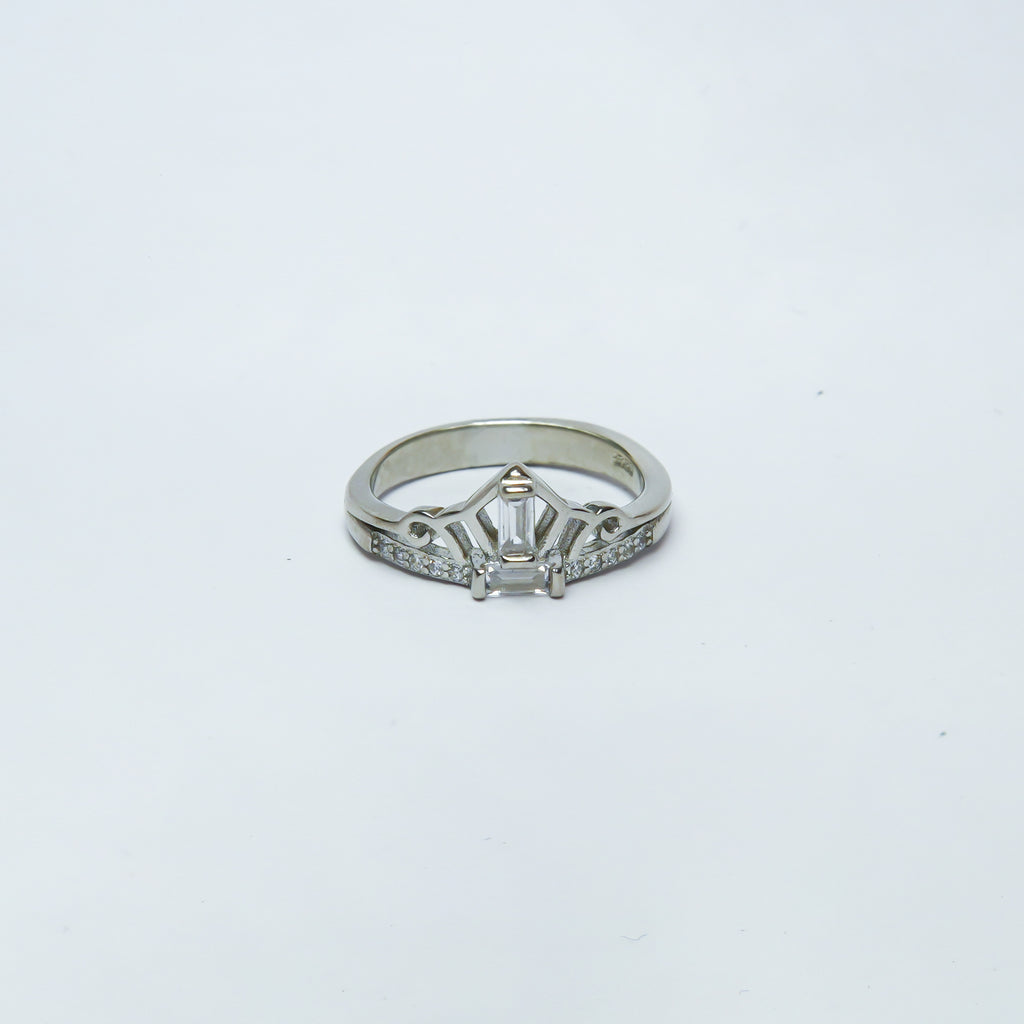 Crown Silver RIng