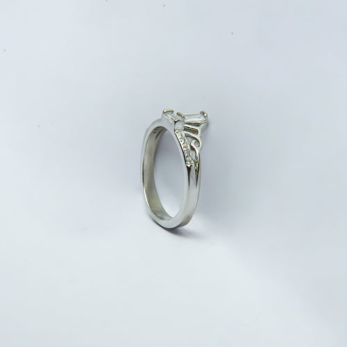 Crown Silver RIng
