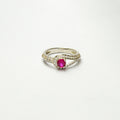Elegant Rose Silver RIng