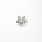 Ivy Blossom Cocktail SIlver Ring