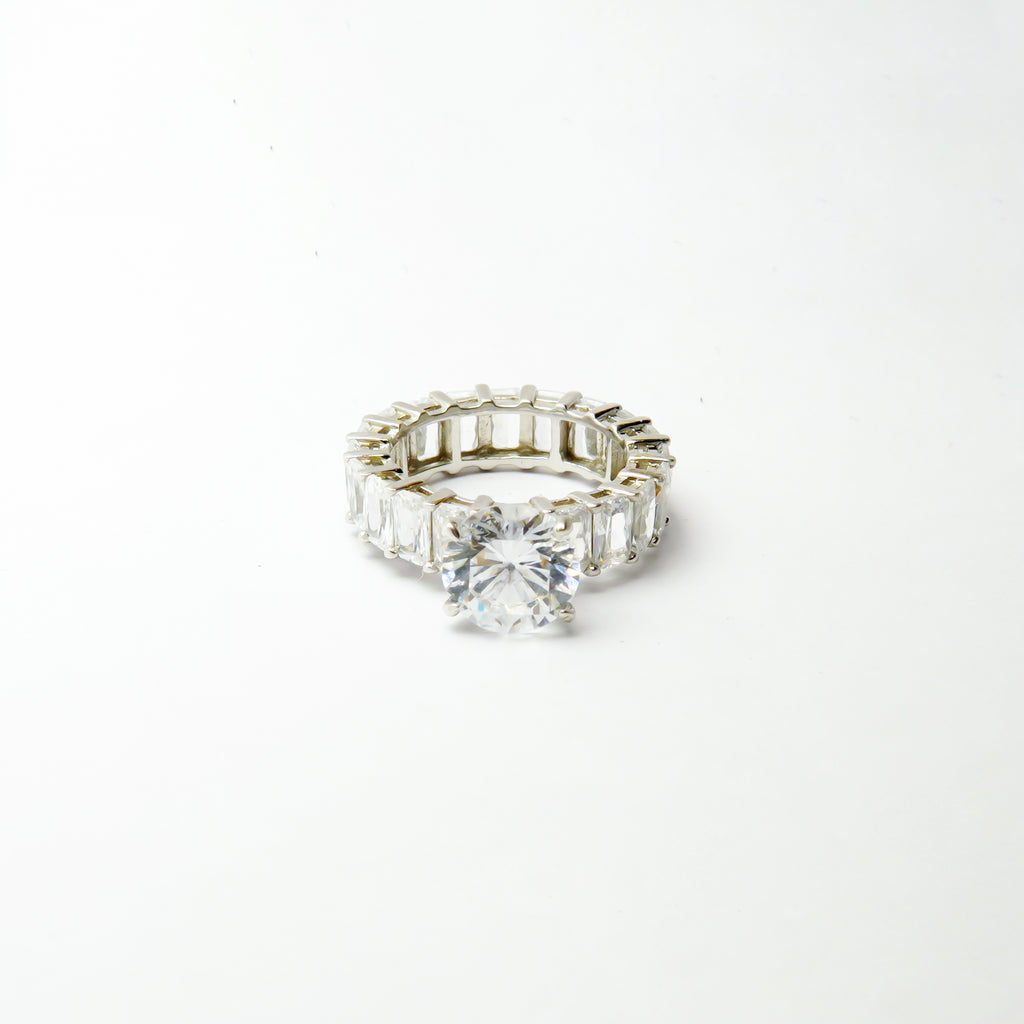 The Matrix Silver Cocktail RIng
