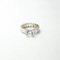 The Matrix Silver Cocktail RIng