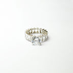The Matrix Silver Cocktail RIng
